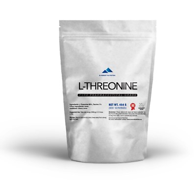 L-Threonine Powder - Essential Amino Acid for Immune System, Energy, Regeneratin