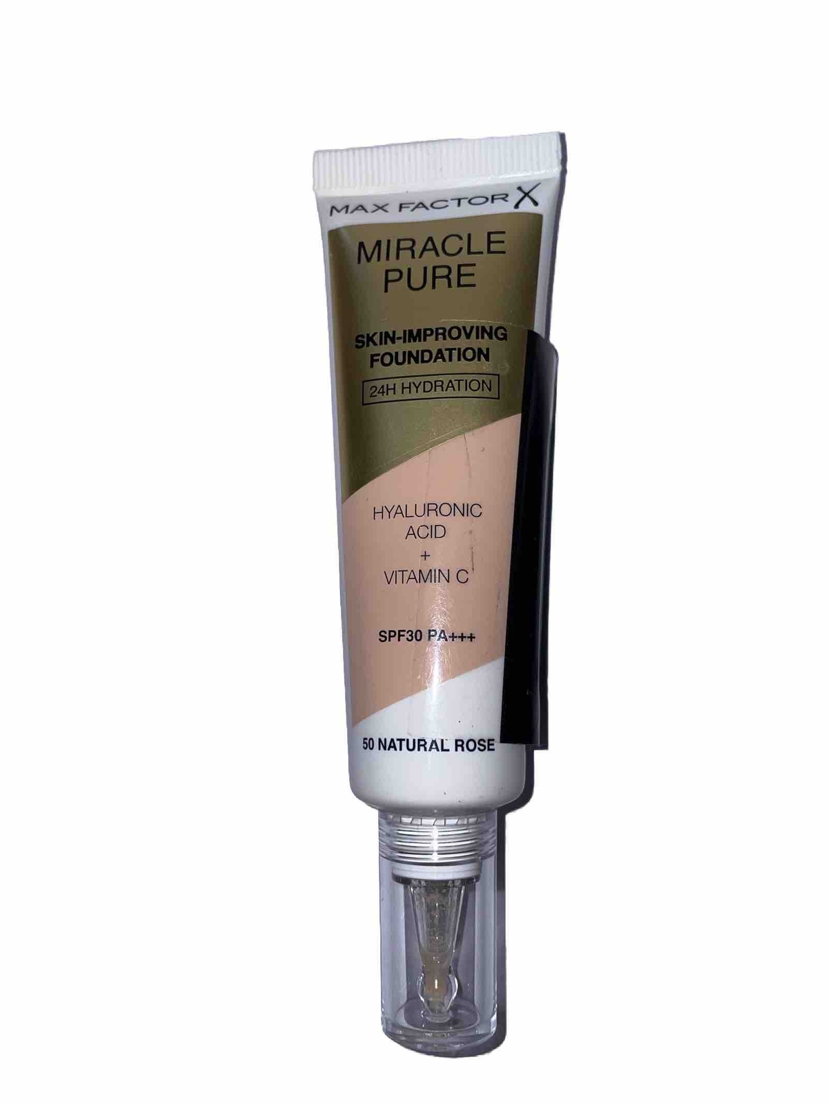 Max Factor Foundation Miracle Pure Sin-Improving Tube 30ml - 50 Natural Rose