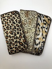 Leopard-Cheetah-Animal Print-Buy a New 3 Pack of "Soft" Slip-In Eyeglasse Cases