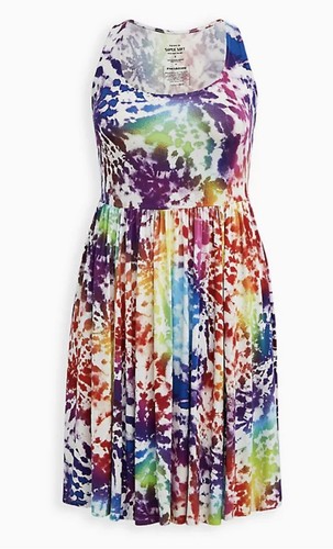 Buy Torrid Rainbow Tie Dye Dress Size 4 