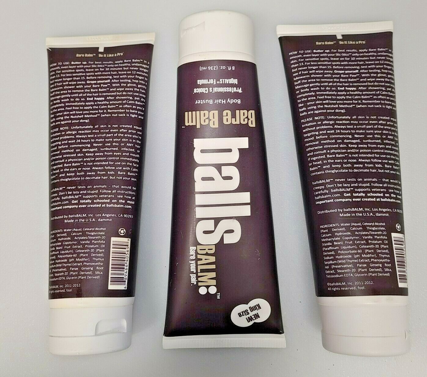 3X Bar Balm Body Hair Management Cream BallsBalm eBay