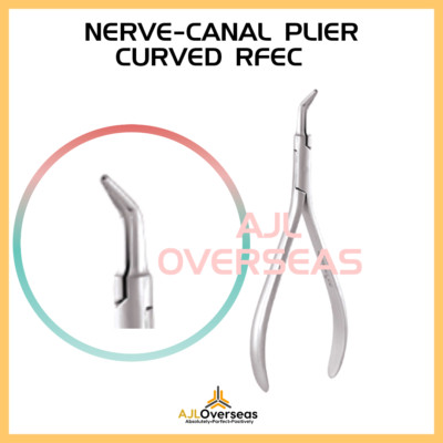 RFEC Dental Instrument Tools Root Fragment Steiglitz Nerve Canal Curved Pliers