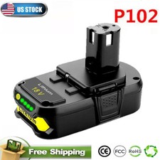 P102 Replacement For RYOBI 3.0AH 18V Compact Lithium Battery P108 P107 P106 P104