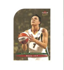 kamila vodichkova  2003 ultra wnba gold,czech republic,seattle storm,card # 37