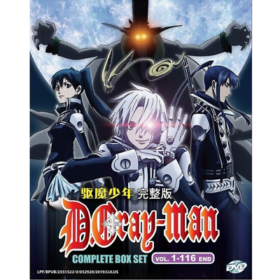 DVD Anime D.Gray Man Complete TV Series + Hallow (Vol. 1-116