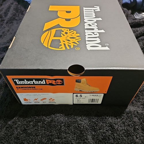 Timberland PRO Unisex-Adult Sawhorse Composite Safety Toe work boots. Size 6.5