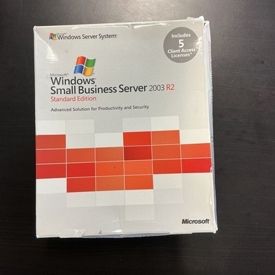 Microsoft Windows Small Business Server 2003 Standard 5 CAL NEW RETAIL
