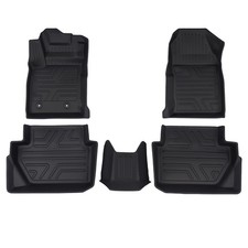 Schwarz 3D-Geformte TPE Fußmatten Satz Passend für Ford Fiesta 2011-2019 Schwarz 3D-Geformte TPE Fußmatten Satz Passend für Ford Fiesta 2011-2019