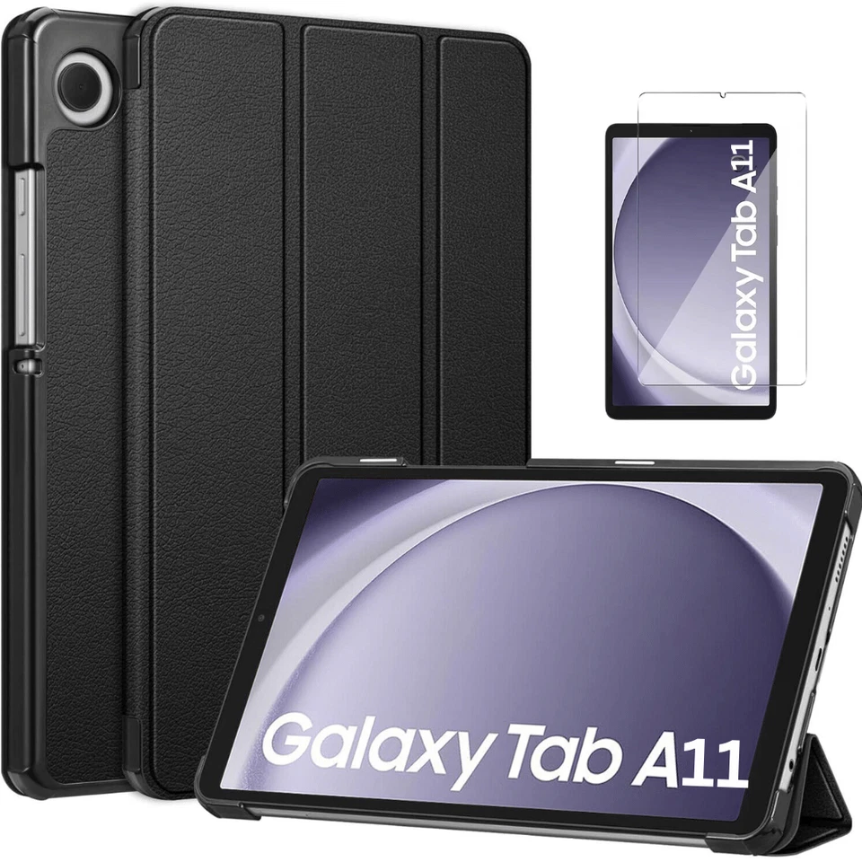 Hülle für Samsung Galaxy Tab A11 9H Schutzglas Panzerfolie Tasche Klapphülle ✅ - Bild 2 von 4