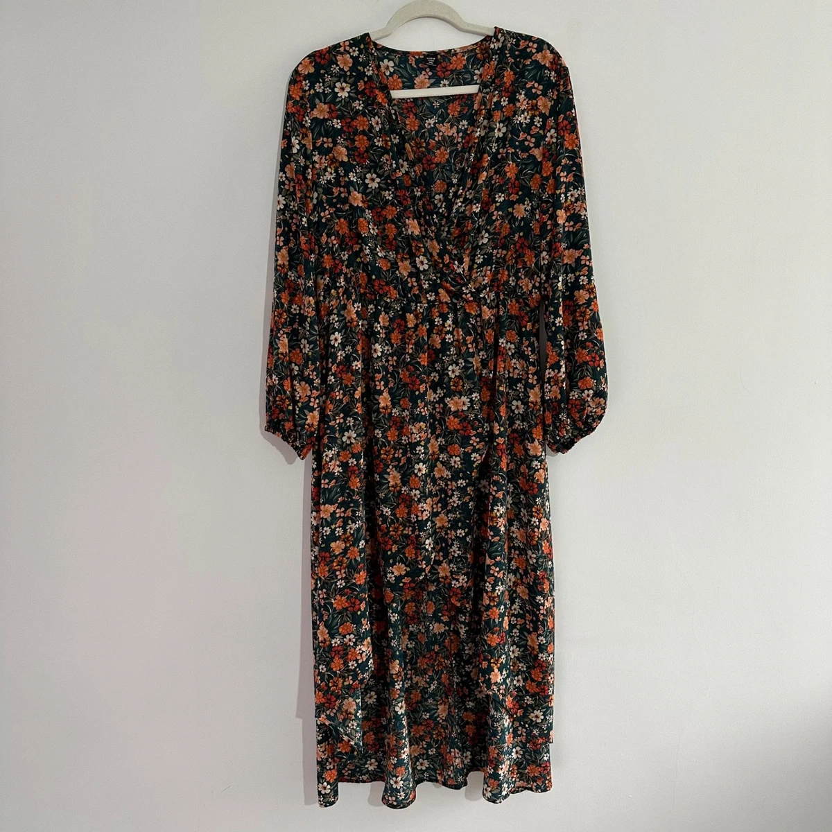 Chiffon Long Sleeve Casual Plus Size Maxi Dresses for Women for sale | eBay  UK