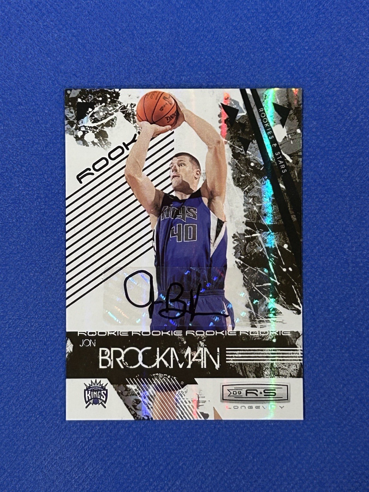 2009 Rookies & Stars Longevity Rookie /874 Jon Brockman #117 Auto RC autograph
