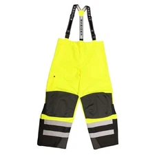 Radians Radwear Size 2XL Safety Rain Bib High Visibility Heavy Duty RW32-EZ1Y-2X