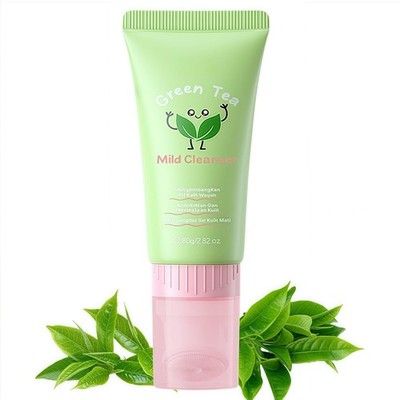 Green Tea Foaming Facial Cleanser | Sulfate-Free Paraben-Free | Gentle Sensit...