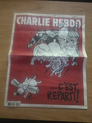 Charlie Hebdo No. 1179, ''C'est Reparti!