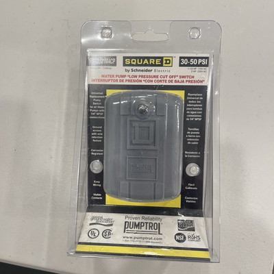 #ad Square D FSG2J21M4CP 30 50 PSI Water Pump Low Pressure Cut Off Switch Fast Ship $29.99