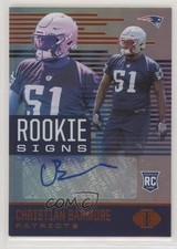 2021 Panini Illusions Rookie Signs Orange Christian Barmore #RS-CB Auto 0nj7