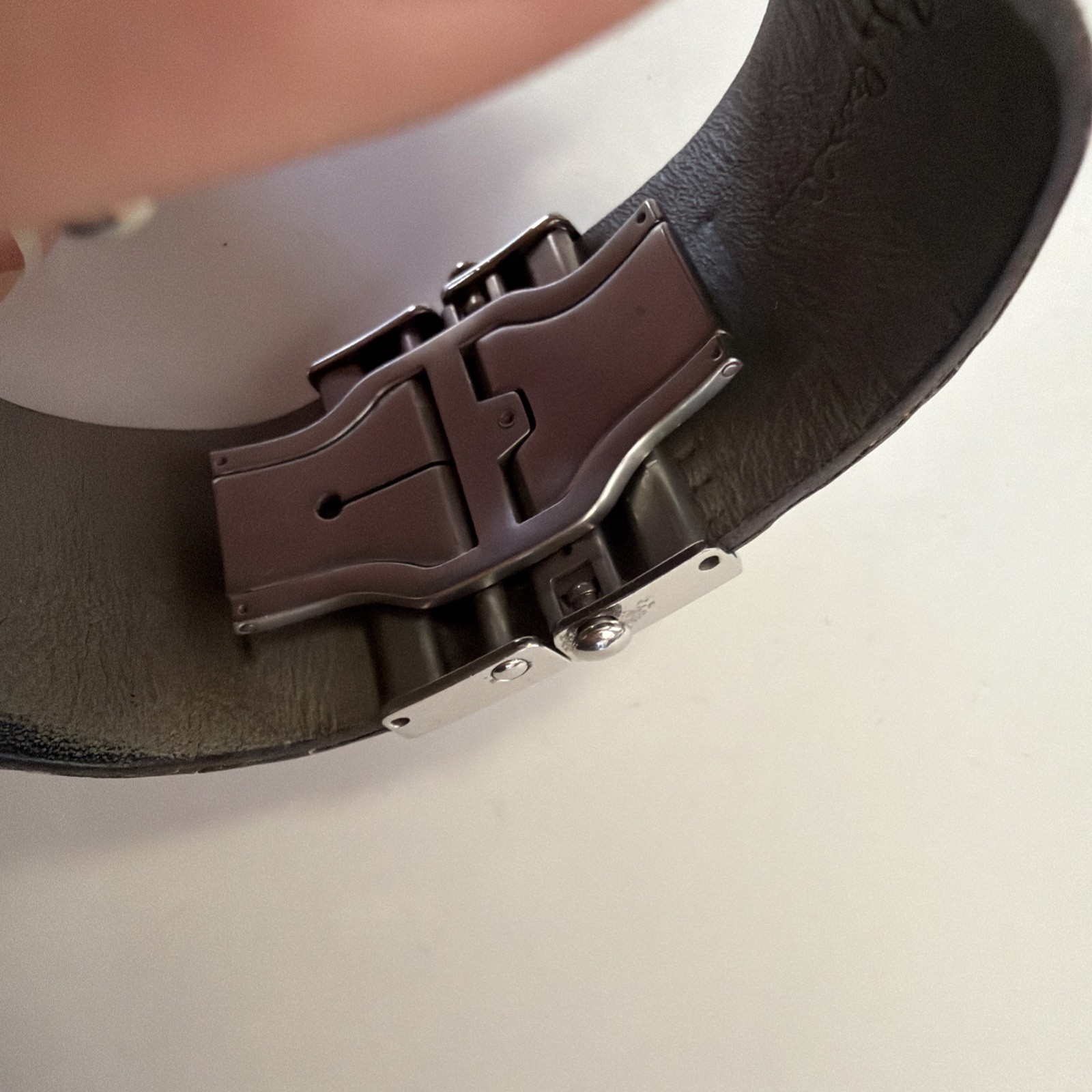 Roberto Cavalli Rectangular Analog Wristwatch Bro… - image 8