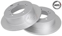 2X Bremsscheibe A.B.S. 17432 2 Bremsscheiben Hinterachse Hinten