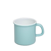 Riess Topf Mit BöRdel 9Cm Aus Emaille 0,5 Liter Light Green