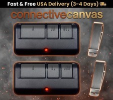 2 Pack 893MAX LiftMaster 3 Button Remote Control Garage Door Opener