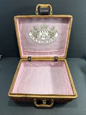 Vintage Juicy Couture Tea Party Wicker Basket / Display Box Collectable , Y2K