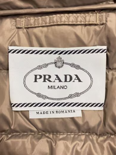 PRADA Triangle Logo Down Jacket/ Size 40/ Nylon/ … - image 3