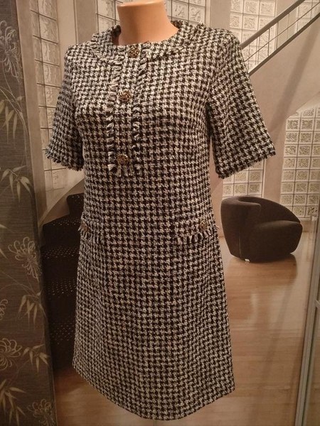 Women Hallhuber Dress Black Viscose 34