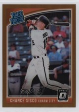 2018 Panini Donruss Optic Rated Rookie Variation Bronze Prizm Chance Sisco 13aw