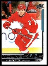2019-20 Upper Deck Young Guns Joe Hicketts Rookie Detroit Red Wings #469 R104