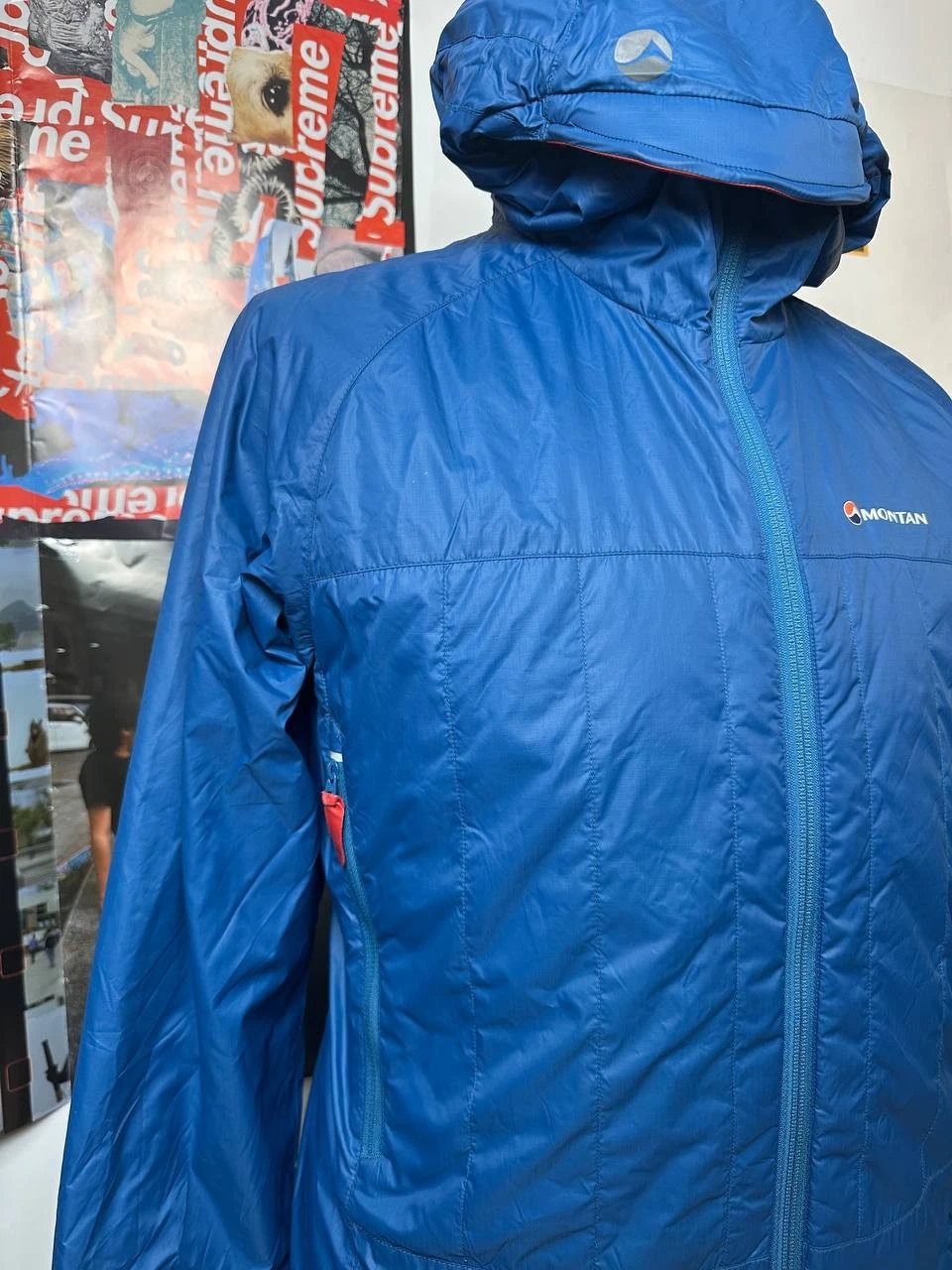 Montane Mens Prism Jacket Sz M Outdoor Pertex Microlight - product detail image 3
