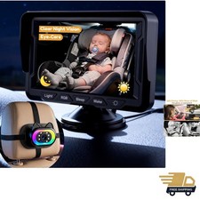 HD 1080P Car Seat Camera Infrared Night Vision Baby Monitor Wide-Angle