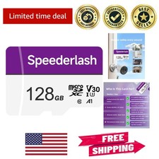 Versatile 128GB Micro SDXC Memory Card - A1 Rated, Supports 4K Video Recording