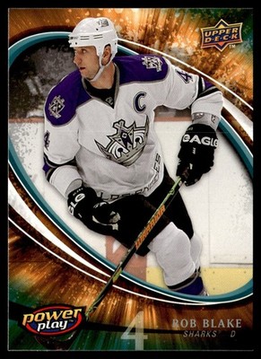 2008-09 Upper Deck Power Play Box Set Rob Blake San Jose Sharks #240