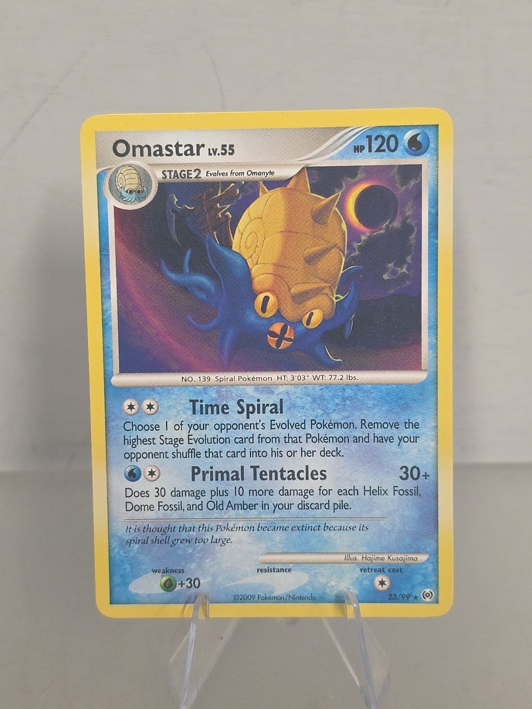 Omastar 23/99 Arceus Pokémon TCG 2009