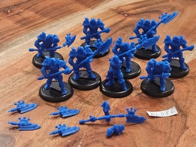 Hordes Warmachine Cygnar Classic Stormguard X10 Plastic Damaged  AL086