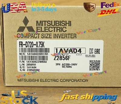 1PC MITSUBISHI FR-D720-0.75K FRD7200.75K Inverter New Fast Shipping  US Free TAX