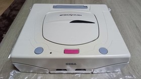 SEGA Saturn Console White Body Only Tested Controller No Manual Japan NTSC-J
