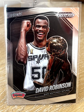 David Robinson 2024-25 Panini Prizm Black DEBUT “Legends” Base San Antonio Spurs