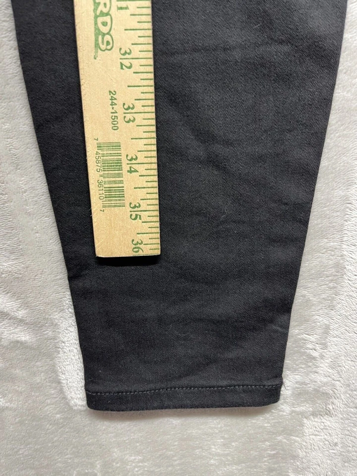 Pantalones ajustados informales Liverpool Los Angeles para hombre M negros elásticos 5 bolsillos hipster Foto 4 de 4