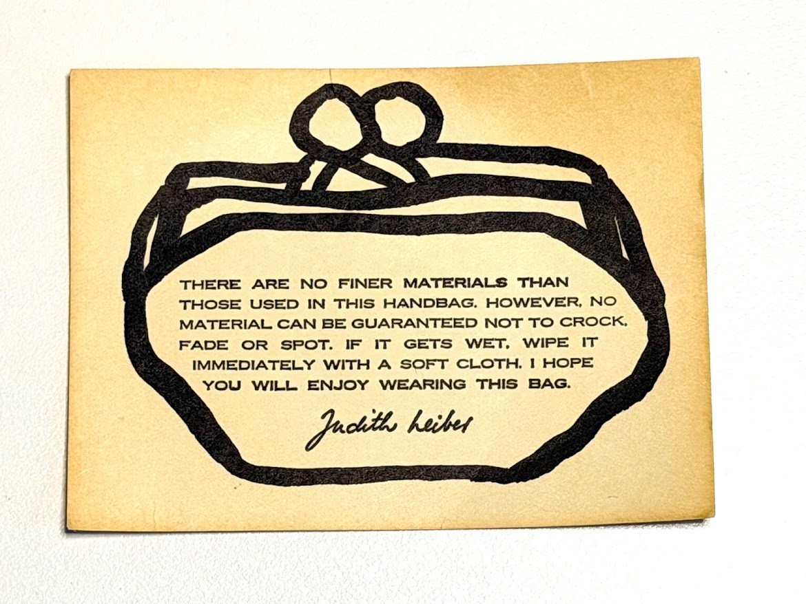 vintage Judith Leiber python bag with box, coin p… - image 17