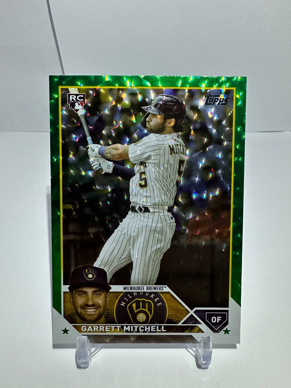 2023 Topps Series 2 - Green Foil #359 Garrett Mitchell /499 (RC)