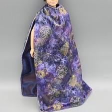 ROBE 2023 HARRY POTTER PURPLE GOLD STARS VELVET ROBE REVERSIBLE 10" BOY CLOTHES
