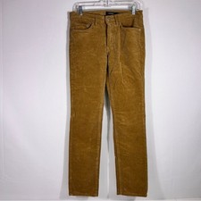 Ralph Lauren Black Label Tan Straight Leg Corduroy Pants Size 8