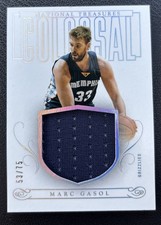 2013-14 Panini National Treasures - Colossal Jerseys Marc Gasol #21 /75 (MEM)