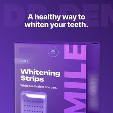 42 Count - MySmile Dental Whitening Strips Enamel Safe