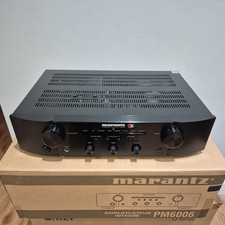 Marantz PM6006 Integrated Stereo Amplifier UK Edition, Black BOXED