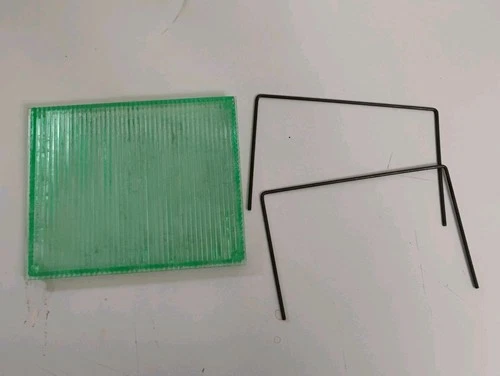 RARE NM MARX #5980 SEARS SHOPPING CENTER GREEN CANOPY WITH METAL SUPPORTS