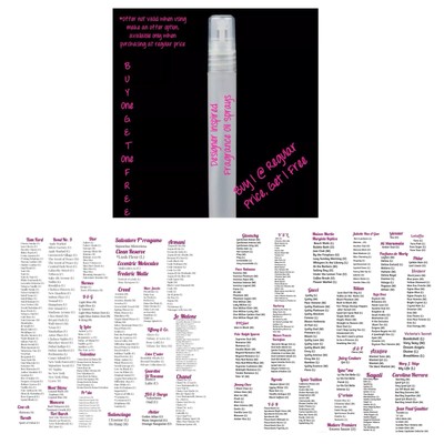 BUY ONE, GET ONE FREE MIX N  MATCH SCENTS 500+SCENTS AVAILABLE NEW SCENTS ADDED