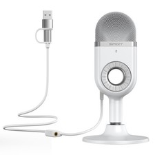 SmallRig simorr Wave U1 USB Condenser Microphone White
