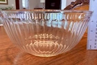 Vintage Pyrex  Clear Ribbed Mixing Bowl 10 Cup 2.5 Liter Made USA